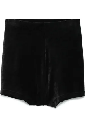 Rick Owens Shorts, Dam, M, Denim, Svarta Cut Off Denim Shorts