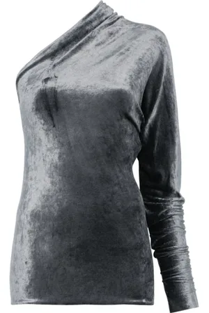 Rick Owens Blusar & Skjortor , Dam, L, Steel Top