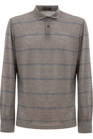 corneliani Topp, Herr, L, Blårandig Långärmad Skjorta