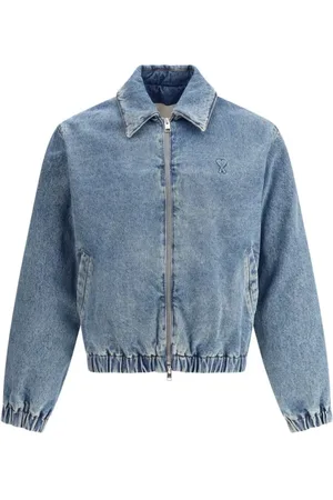 Ami Jacka, Herr, L, Denim, Denimjacka med Modern Design