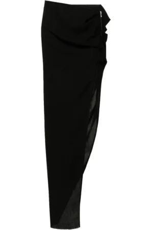 Rick Owens Kjol, Dam, 2Xs, Svart Edfu Kjol