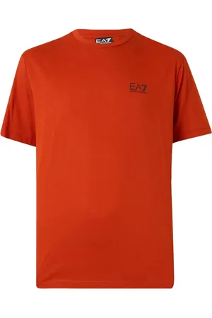 EA7 Topp, Herr, XL, Bomull, Kortärmad T-shirt