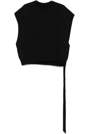 Rick Owens Topp, Herr, M, Bomull, Svart Sweatshirt Jumbo Tatlin-stil