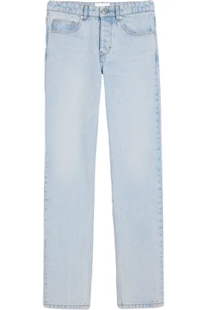 Ami Jeans, Herr, W30, Bomull, Blå Raka jeans Casual Stil
