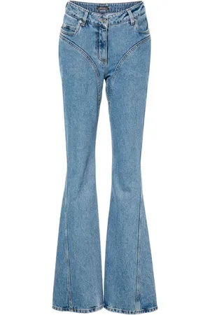 MUGLER Jeans, Dam, W29, Denim, Mörkblå Denim Byxor Tokyo