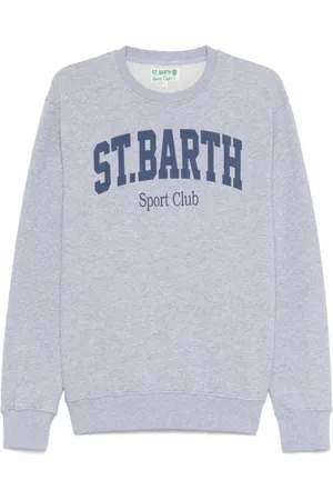 MC2 SAINT BARTH Sweatshirts & Hoodies, Herr, M, Multifärgad tröja med logotyptryck