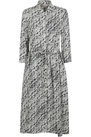 Tory Burch Klänning, Dam, 2Xs, Sidens Twill Midi Klänning