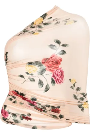 MAGDA BUTRYM Blusar & Skjortor , Dam, S, Beige Print Top