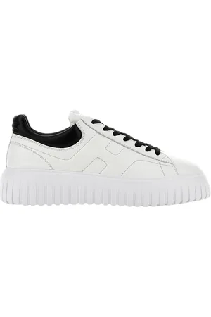 Hogan Skor, Herr, 40 1/2 EU, Läder, Italiensk Stil Läder Sneakers
