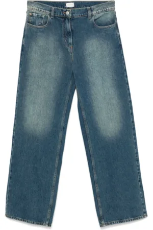MAGDA BUTRYM Jeans, Dam, L, Bomull, Blå Jeans