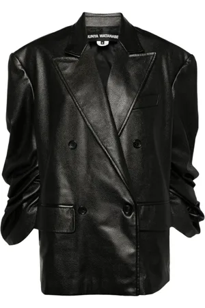 JUNYA WATANABE Jacka, Herr, L, Fuskpäls, Svart Oversized Fuskpälsjacka