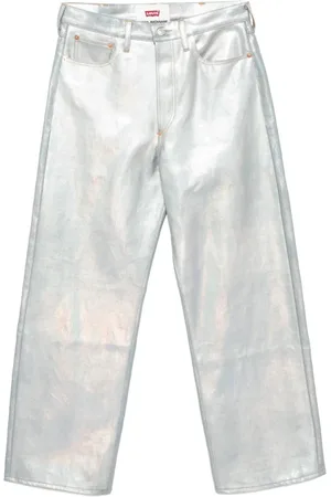 JUNYA WATANABE Byxor, Dam, S, Denim, Silver Denim Byxor