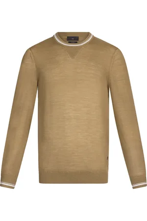 Liu Jo Stickade tröjor & koftor, Herr, 2Xl, Bomull, Rundhalsad tröja