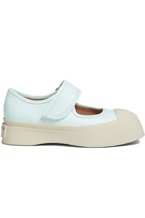 Marni Skor, Dam, 37 EU, Läder, Mary Jane Sandaler Mint