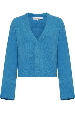 J.W.Anderson Stickade tröjor & koftor, Dam, S, Läder, Cardigan