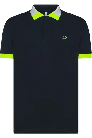 sun68 Topp, Herr, 2Xl, Bomull, Fluo Multicolor Polo Shirt