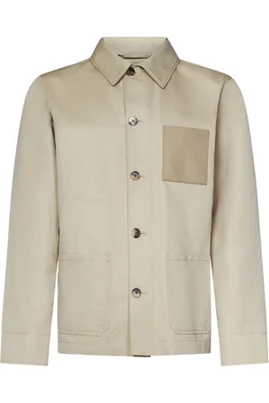 Jacob Cohen Jacka, Herr, S, Bomull, Herringbone Overshirt Jacket