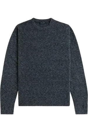 Fred Perry Stickade tröjor & koftor, Herr, L, Stiliga Sweaters för Män och Kvinnor