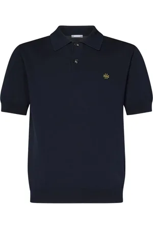 Jacob Cohen Topp, Herr, XL, Bomull, Blå kortärmad polotröja