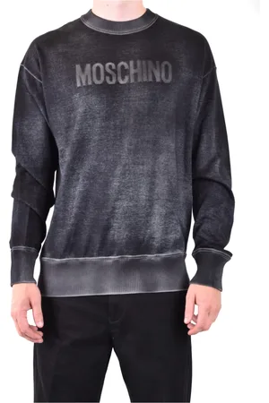 Moschino Sweatshirts & Hoodies, Herr, L, Stilfull Stickad Kollektion för Alla Säsonger