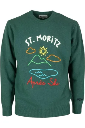 MC2 SAINT BARTH Stickade tröjor & koftor, Herr, 2Xl, Stiliga Sweaters för Män och Kvinnor