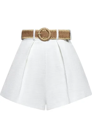 ZIMMERMANN Shorts, Dam, M, Vita Shorts med Boxveck