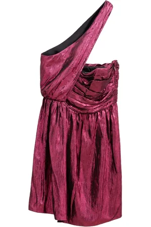 Saint Laurent Klänning, Dam, S, Fuchsia Disco Mini Klänning
