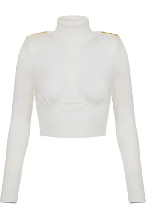 Elisabetta Franchi Stickade tröjor & koftor, Dam, M, Stiliga Sweaters för en Chic Look