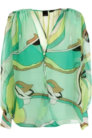 Pinko Blusar & Skjortor , Dam, M, Mönstrad Multifärgad Tröja
