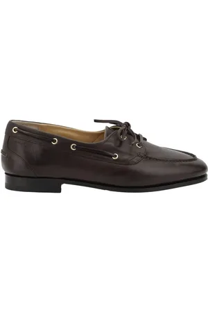 Bally Skor, Herr, 42 EU, Läder, Läderloafers med båtinspirerat design