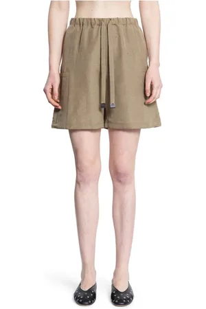 Max Mara Shorts, Dam, 2Xs, Linne, Sidens Twill Bred Ben Byxor