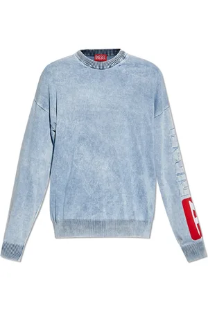 Diesel Sweatshirts & Hoodies, Herr, S, Stilfull Stickad Kollektion