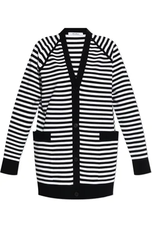 Max Mara Stickade tröjor & koftor, Dam, XL, Läder, Cardigan Kiss