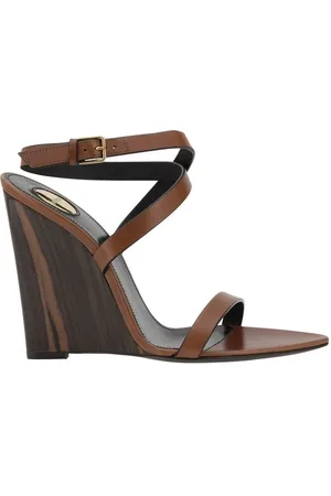Saint Laurent Skor, Dam, 39 EU, Läder, Gippy Läder Sandaler