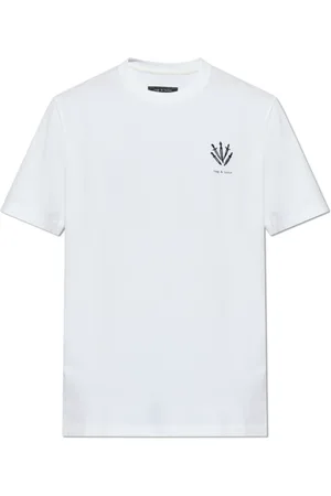 RAG&BONE Topp, Herr, XL, Bomull, Bomull T-shirt med logotyp