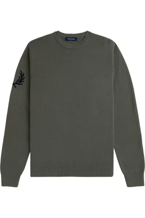 Fred Perry Stickade tröjor & koftor, Herr, L, Stiliga Sweaters för alla tillfällen
