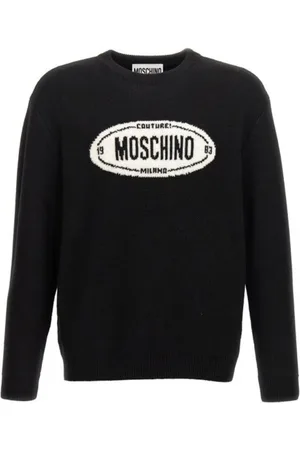 Moschino Stickade tröjor & koftor, Herr, L, Stiliga Stickade Plagg för Alla Säsonger