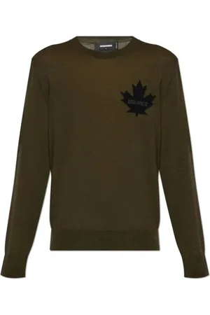 Dsquared2 Stickade tröjor & koftor, Herr, L, Stiliga Sweaters för en chic look