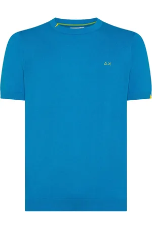 sun68 Stickade tröjor & koftor, Herr, 2Xl, Grundläggande Kortärmad Tröja T-shirt