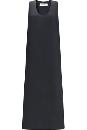 Rohe Klänning, Dam, S, Satin Lång Klänning med Sidslitsar