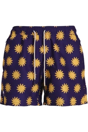 Oas Badkläder, Herr, L, Läder, Solros badshorts med elastisk midja