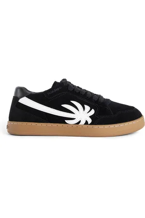 Palm Angels Skor, Herr, 45 EU, Mocka, Svarta Mocka Snörskor