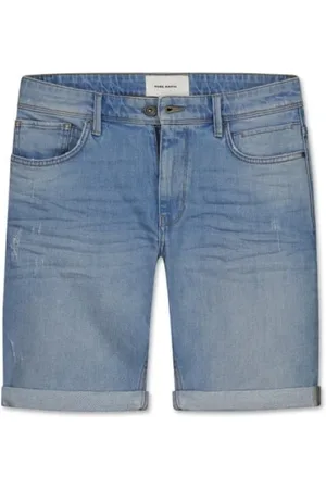 Pure Path Shorts, Herr, W33, Slim Fit Ljusblå Shorts