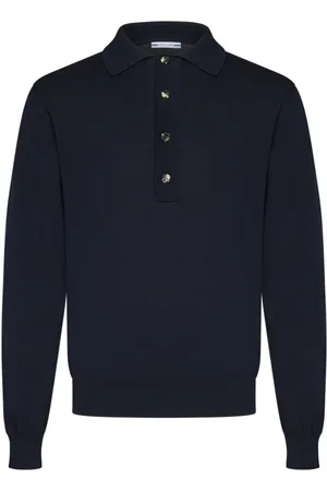 Jacob Cohen Stickade tröjor & koftor, Herr, 2Xl, Läder, Blå T-shirt Casual Stil Herrkläder