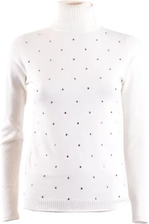 ERMANNO SCERVINO Stickade tröjor & koftor, Dam, M, Stiliga Sweaters för en Trendig Look
