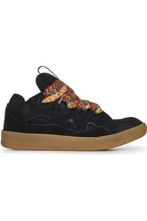 Lanvin Skor, Herr, 39 EU, Svarta Curb Sneakers
