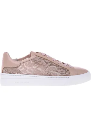 BALDININI Skor, Dam, 36 EU, Nude leather and lace trainer