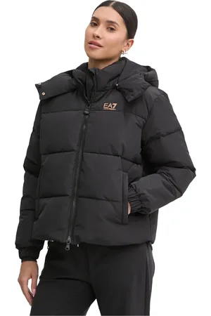 EA7 Jacka, Dam, L, Polyester, Bomberjacka i Svart