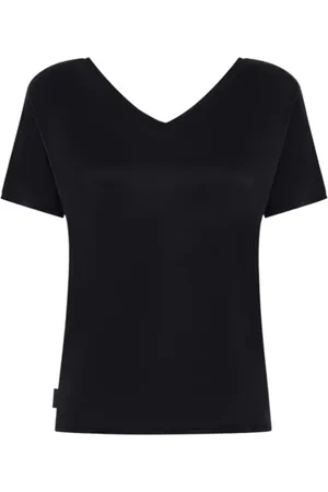 RRD Topp, Dam, 2Xs, Svart V-ringad T-shirt och Polo
