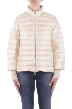 add Jacka, Dam, S, Nylon, Avtagbara manschetter dunjacka med logotyp